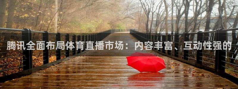腾讯全面布局体育直播市场：内容丰富、互动性强的